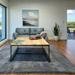 Tables Basses Carrées|PALERME Table basse carrée en chêne massif huilé 100 X 100