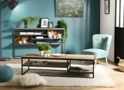 Tables Basses Carrées|Swing Table basse carrée style atelier