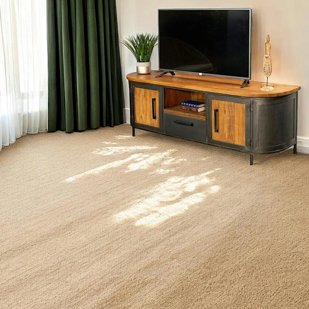 Tables Basses Carrées|Tables Basses Industrielles|BALTIMORE Table basse carrée teck massif recyclé D100 cm