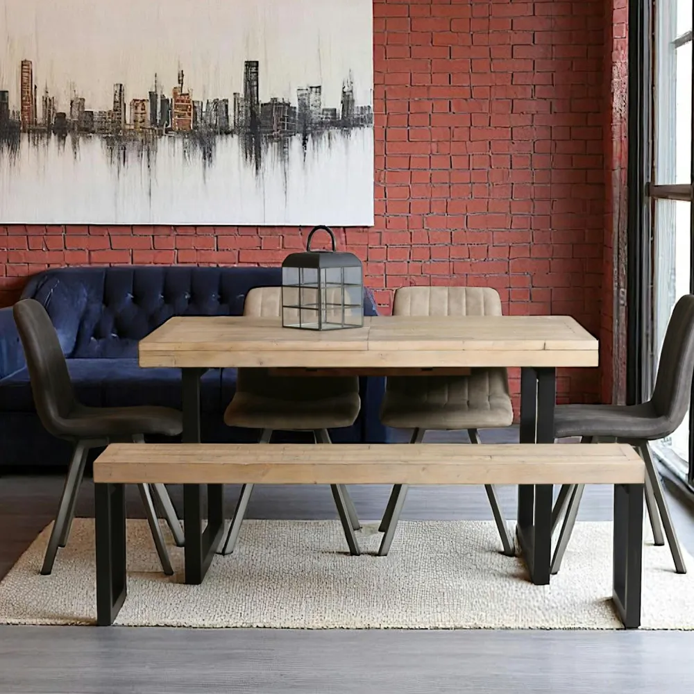 Univers Déco·Maison De Campagne|Tables Basses À Tiroirs|VITTORIA Table basse contemporaine bois recyclé