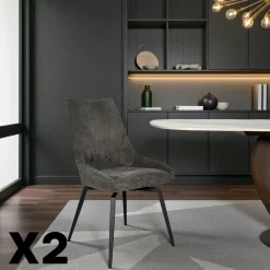 Univers Déco·Design Contemporain|Tables Basses Design|GALWAY Table basse en céramique forme haricot (lot de 2)