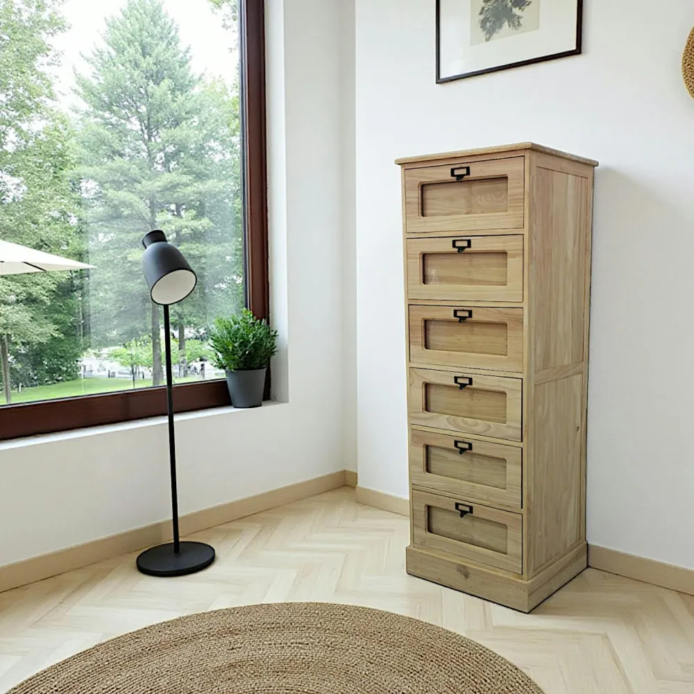 Tables Basses Carrées|Maori Table basse extensible hévéa 60/120cm