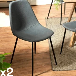 Tables Basses Design|LOMBARDIE Table basse gigogne en céramique forme design (lot de 2 pièces)