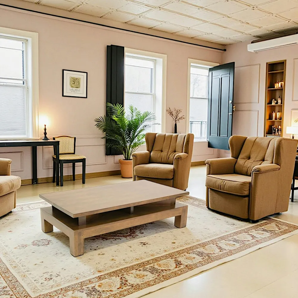 Tables Basses Carrées|Helena Table basse hévéa 120cm