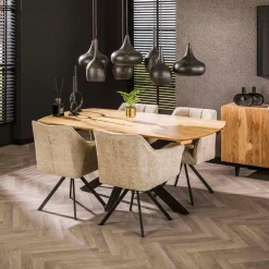 Tables D'Appoint Rondes|Sellettes Rondes|LOMBARDIE Table basse pivotante en céramique effet bois