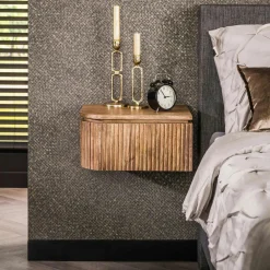 Sellettes En Métal|Tables D'Appoint Rondes|RALF Table basse ronde design couleur anthracite et cuivré (2 pièces)