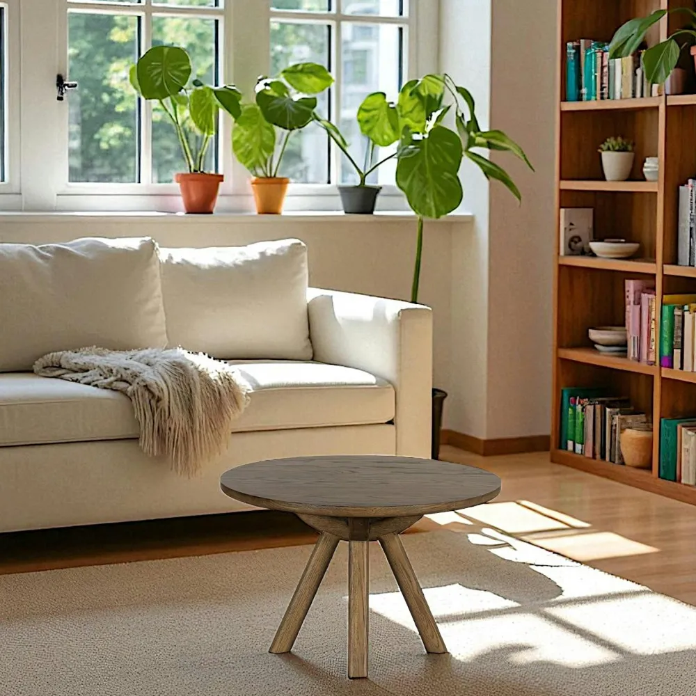 Tables Basses Rondes|KYOTO Table basse ronde en chêne