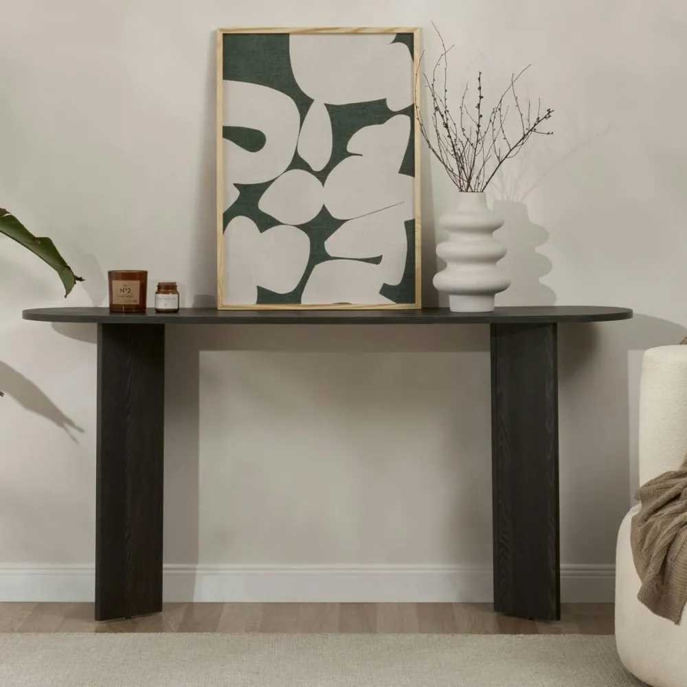 Tables Basses Rondes|MARFA Table basse ronde minimaliste - effet travertin