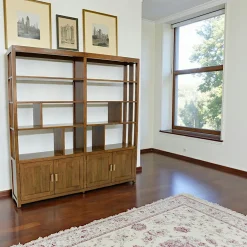 Tables Basses Carrées|Helena Table basse vitrée carrée hévéa 100cm