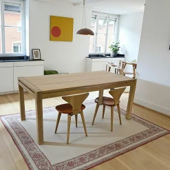 Tables À Manger En Bois|Olga Table de repas Hévéa 180x90x76cm