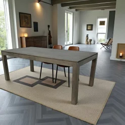 Tables À Manger En Bois|Tables À Manger Rectangulaires|Helena Table de repas rectangle Hévéa 200x100x76cm