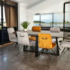 Tables À Manger Rectangulaires|Tables À Manger En Céramique|FLORENCE Table en céramique grise 240 cm