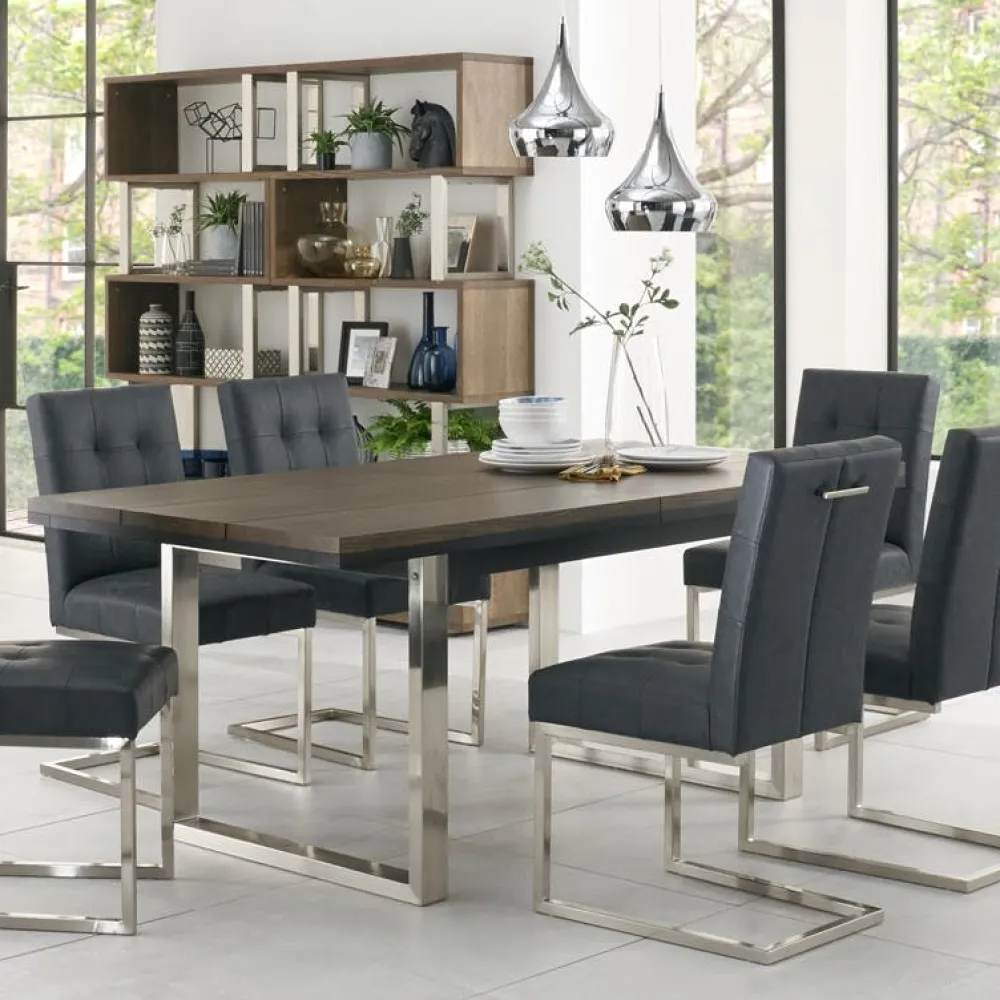 Tables À Manger Rectangulaires|Tables À Manger En Chêne|RIMINI Table extensible en Chêne 150-198