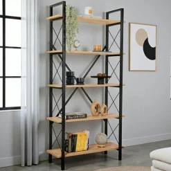 Tables Basses Gigognes|JENA Table gigogne rectangulaire effet noyer (lot de 3)