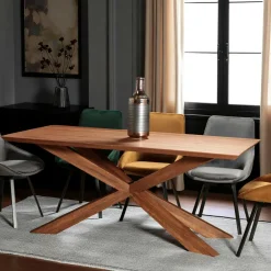 Tables À Manger Rectangulaires|Tables À Manger En Chêne|OKA Table mikado en chêne 180 cm