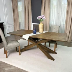 Tables À Manger Rectangulaires|Tables À Manger En Chêne|MANHATTAN Table mikado en chêne 180 cm