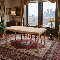 Tables À Manger Extensibles|Tables À Manger En Bois|Tradition Table repas extensible galbée hévéa 180/240cm