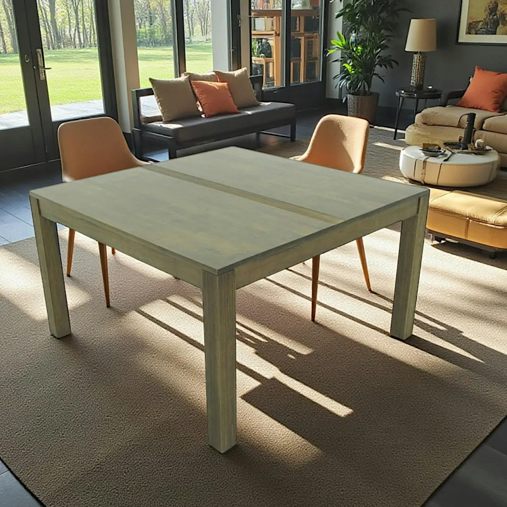 Tables À Manger Carrées|Tables À Manger En Bois|Gala Table repas hévéa 130x130cm