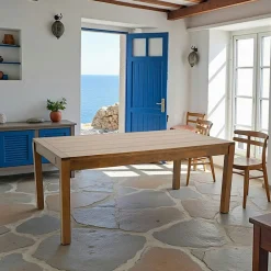 Tables À Manger Scandinaves|Tables À Manger Extensibles|Attan Table repas rectangle extensible 180-280cm hévéa