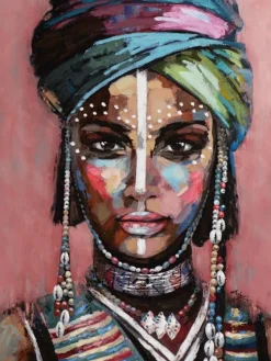 Tableaux / Toiles| Tableau de cheval multicolore