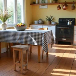 Meubles De Salle À Manger·Tabourets|Tradition Tabouret carré droit Hévéa 28x28x55cm