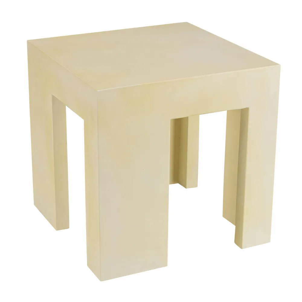 Meubles De Salle À Manger·Tabourets|BRASILIA Tabouret carré en béton beige