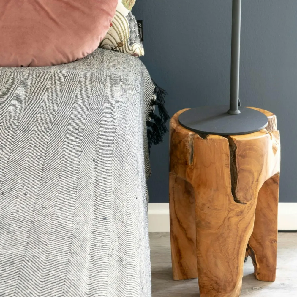 Meubles De Salle À Manger·Tabourets|Arizona Tabouret chevet en bois de teck - 3 pieds