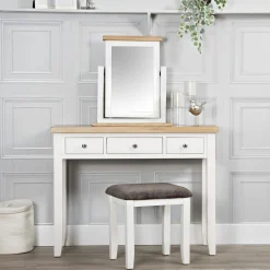 Meubles De Salle À Manger·Tabourets|Chaises Bouclettes|TIM Tabouret de salon rond blanc tissu bouclettes