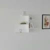 Meubles De Salon·Etagères Murales|Meubles De Rangement·Etagères Murales|MARFA Étagère murale blanche design, 5 plateaux décalés