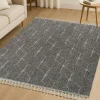 Tapis|Textile·Tapis|ISTANBUL Tapis de salon gris – effet 3D, 120x180 cm