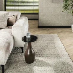 Tapis|Textile·Tapis|ISTANBUL Tapis de salon gris beige – moiré, 160x230 cm