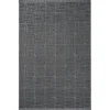 Tapis|Textile·Tapis|ISTANBUL Tapis gris foncé – motif carré, 120x180 cm