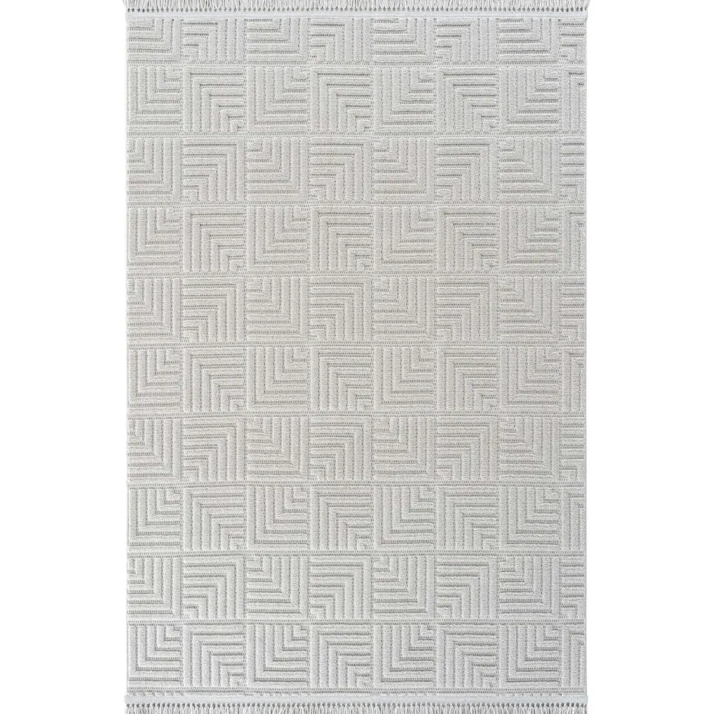 Tapis|Textile·Tapis|ISTANBUL Tapis gris foncé – motif carré, 120x180 cm
