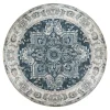 Tapis|Textile·Tapis|FEZ Tapis rond bleu style vintage ø200 cm