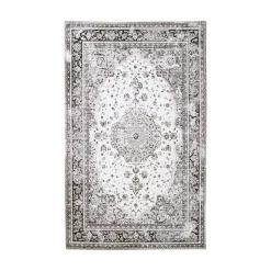 Tapis|Textile·Tapis|FEZ Tapis rond bleu style vintage ø200 cm