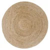 Tapis|Textile·Tapis|FEZ Tapis rond en jute tressée Ø180 cm - style bohème et nature