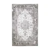 Tapis|Textile·Tapis|FEZ Tapis vintage noir et blanc à motifs traditionnels 160x230 cm