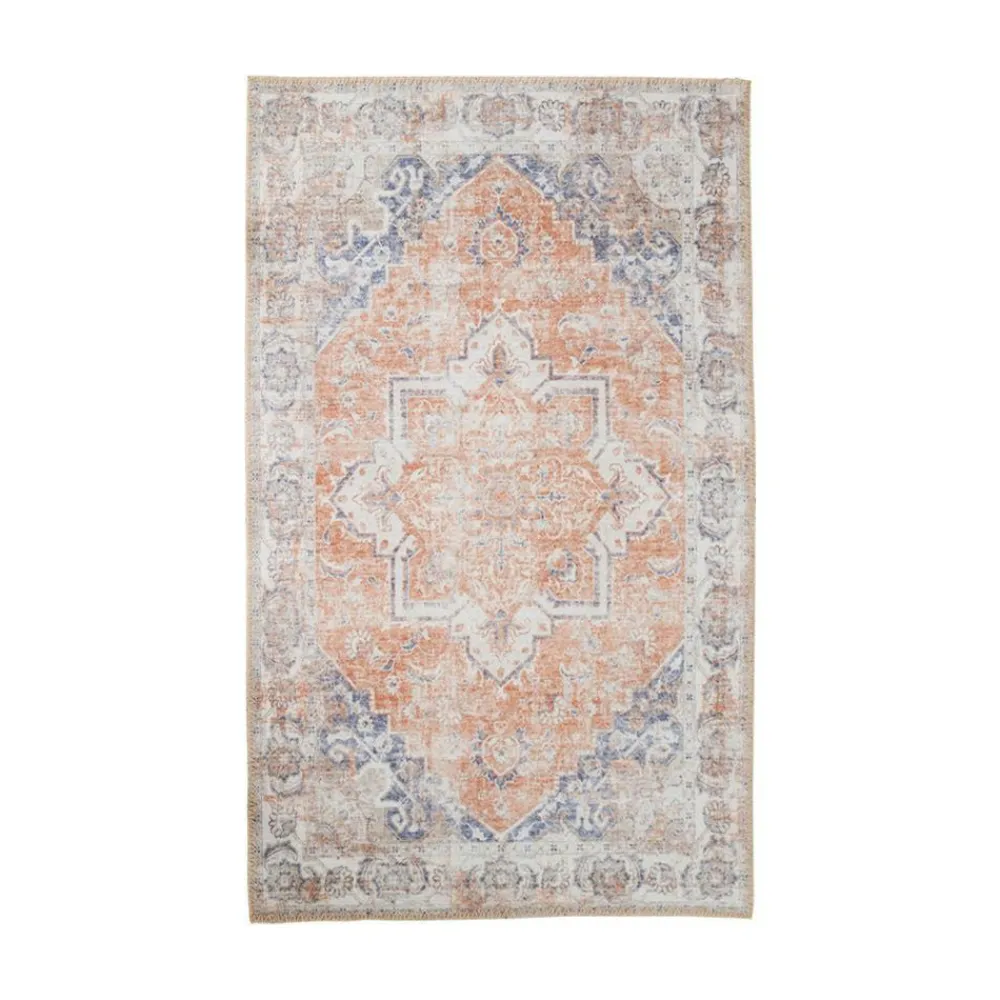 Tapis|Textile·Tapis|FEZ Tapis vintage noir et blanc à motifs traditionnels 160x230 cm