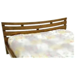 Têtes De Lit En Bois|Niagara Tête de lit incurvée Hévéa pour lit couchage 180 195x80cm