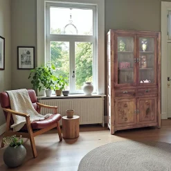 Vaisseliers En Bois|Vaisseliers En Bois|Tessa Vaisselier bois d'hévéa 4 portes