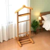 Meubles De Chambre·Valets De Chambre|SITIA Valet de chambre bois clair avec plateau vide-poches