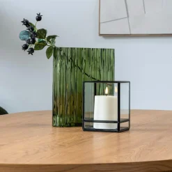 Vases| Vase décoratif organique, vert