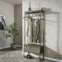 Meubles D'Entrée·Vestiaires|Meubles D'Entrée·Vestiaires / Meubles À Chaussures|RALF Vestiaire d'entrée vintage 8 crochets